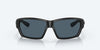 [Gray Polarized Polycarbonate Lenses, Blackout Frame]