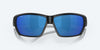 [Blue Mirror Polarized Polycarbonate Lenses, Blackout Frame]