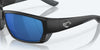 [Blue Mirror Polarized Polycarbonate Lenses, Matte Black Frame]