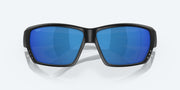 Blue Mirror Polarized Polycarbonate Lenses, Matte Black Frame