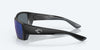 [Blue Mirror Polarized Polycarbonate Lenses, Matte Black Frame]