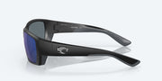 Blue Mirror Polarized Polycarbonate Lenses, Matte Black Frame