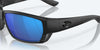 [Blue Mirror Polarized Glass Lenses, Blackout Frame]