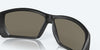 [Blue Mirror Polarized Glass Lenses, Blackout Frame]