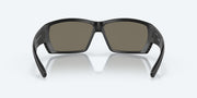 Blue Mirror Polarized Glass Lenses, Blackout Frame