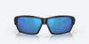 [Blue Mirror Polarized Glass Lenses, Blackout Frame]