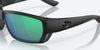 [Green Mirror Polarized Glass Lenses, Blackout Frame]