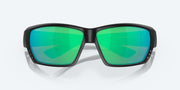 Green Mirror Polarized Glass Lenses, Blackout Frame