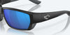 [Blue Mirror Polarized Glass Lenses, Matte Black Frame]