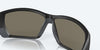 [Blue Mirror Polarized Glass Lenses, Matte Black Frame]