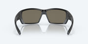 Blue Mirror Polarized Glass Lenses, Matte Black Frame