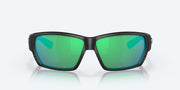 Green Mirror Polarized Glass Lenses, Matte Black Frame