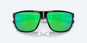 Green Mirror Polarized Polycarbonate Lenses, Shiny Black Frame