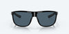 [Gray Polarized Polycarbonate Lenses, Shiny Black Frame]