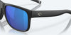 [Blue Mirror Polarized Glass Lenses, Matte Black Frame]