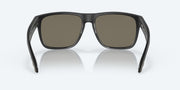 Blue Mirror Polarized Glass Lenses, Matte Black Frame