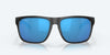 [Blue Mirror Polarized Glass Lenses, Matte Black Frame]