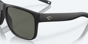 Gray Polarized Glass Lenses, Matte Black Frame