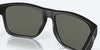 [Gray Polarized Glass Lenses, Matte Black Frame]