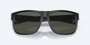 Gray Polarized Glass Lenses, Matte Black Frame