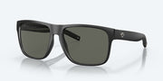 Gray Polarized Glass Lenses, Matte Black Frame