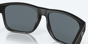 Blue Mirror Polarized Polycarbonate Lenses, Matte Black Frame