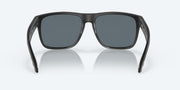 Blue Mirror Polarized Polycarbonate Lenses, Matte Black Frame