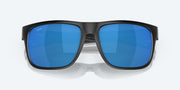 Blue Mirror Polarized Polycarbonate Lenses, Matte Black Frame