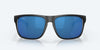 [Blue Mirror Polarized Polycarbonate Lenses, Matte Black Frame]