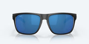 Blue Mirror Polarized Polycarbonate Lenses, Matte Black Frame