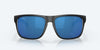 [Blue Mirror Polarized Polycarbonate Lenses, Matte Black Frame]