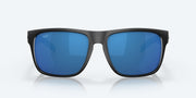 Blue Mirror Polarized Polycarbonate Lenses, Matte Black Frame