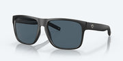 Gray Polarized Polycarbonate Lenses, Matte Black Frame