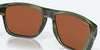 [Green Mirror Polarized Glass Lenses, Matte Reef Frame]