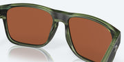 Green Mirror Polarized Glass Lenses, Matte Reef Frame