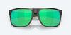 [Green Mirror Polarized Glass Lenses, Matte Reef Frame]