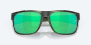 Green Mirror Polarized Glass Lenses, Matte Reef Frame