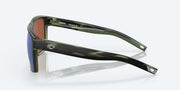 Green Mirror Polarized Glass Lenses, Matte Reef Frame