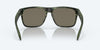 [Blue Mirror Polarized Glass Lenses, Matte Reef Frame]