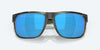 [Blue Mirror Polarized Glass Lenses, Matte Reef Frame]