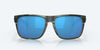 [Blue Mirror Polarized Glass Lenses, Matte Reef Frame]