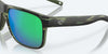 [Green Mirror Polarized Polycarbonate Lenses, Matte Reef Frame]