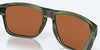 [Green Mirror Polarized Polycarbonate Lenses, Matte Reef Frame]