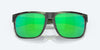 [Green Mirror Polarized Polycarbonate Lenses, Matte Reef Frame]