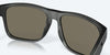 [Blue Mirror Polarized Glass Lenses, Matte Smoke Crystal Frame]