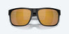 [Gold Mirror Polarized Glass Lenses, Matte Black Frame]