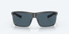 [Gray Polarized Polycarbonate Lenses, Matte Gray Frame]