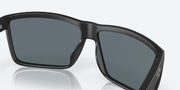 Blue Mirror Polarized Polycarbonate Lenses, Matte Black Frame