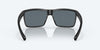 [Blue Mirror Polarized Polycarbonate Lenses, Matte Black Frame]