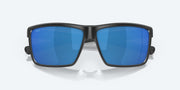 Blue Mirror Polarized Polycarbonate Lenses, Matte Black Frame